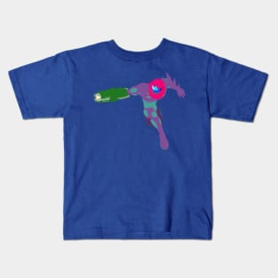 Metroid Fusion - Gravity Fusion Suit Samus Kids T-Shirt